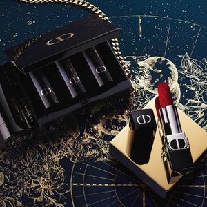 Limited Edition with 4 Rouge Dior lipsticks in a exceptional clutch.